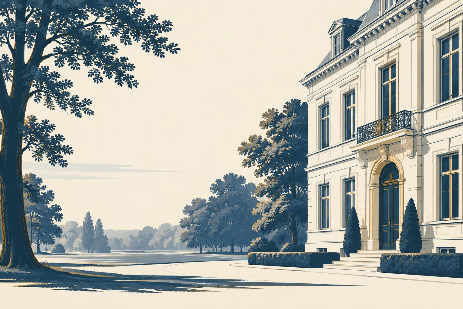 Illustration typischer Bebauung in Hannover-Südstadt